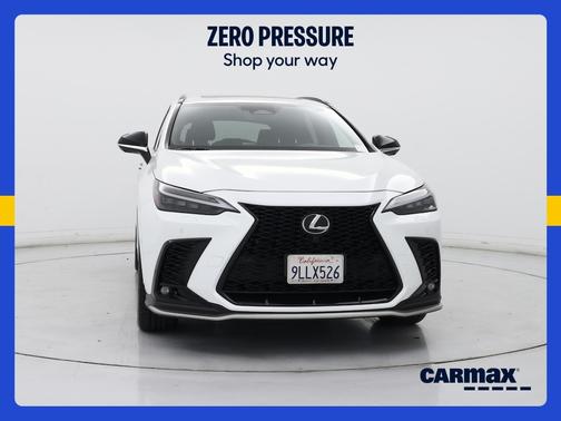 White 2024 Lexus NX 450h+ F-SPORT Handling