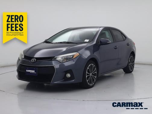 Blue 2015 Toyota Corolla S Plus