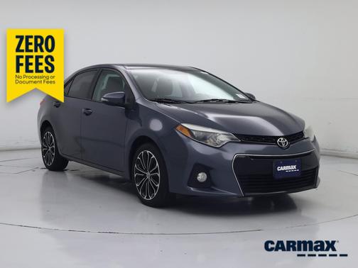 Blue 2015 Toyota Corolla S Plus