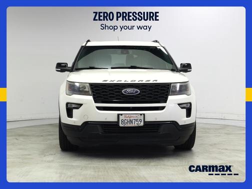 White 2018 Ford Explorer Sport