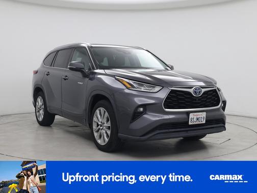 Gray 2020 Toyota Highlander Hybrid Limited