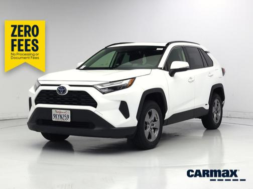 White 2024 Toyota RAV4 Hybrid XLE