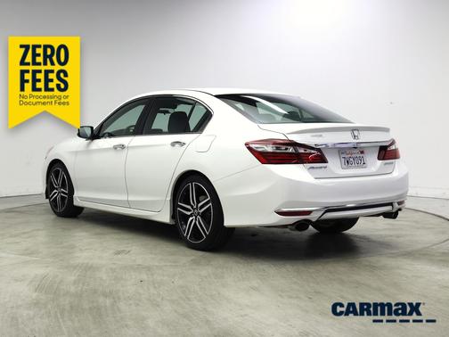 White 2017 Honda Accord Sport