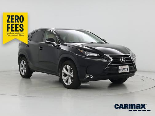 Black 2017 Lexus NX 200t