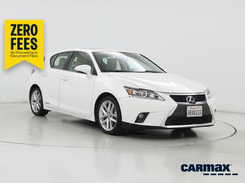 White 2017 Lexus CT 200h