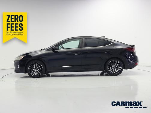 Black 2019 Hyundai ELANTRA Sport