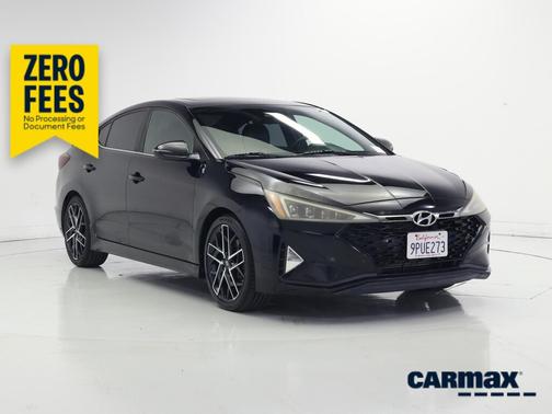 Black 2019 Hyundai ELANTRA Sport