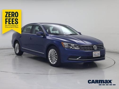 Blue 2017 Volkswagen Passat SE