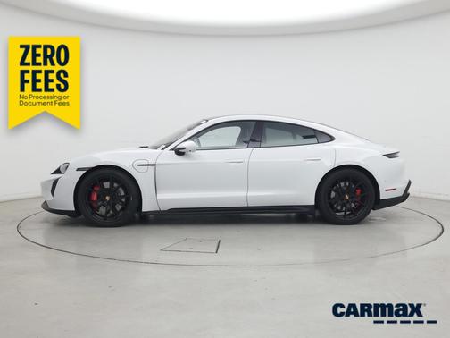 White 2023 Porsche Taycan GTS