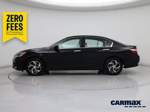 Black 2016 Honda Accord LX