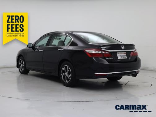 Black 2016 Honda Accord LX