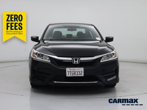 Black 2016 Honda Accord LX