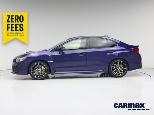 Blue 2020 Subaru WRX STI Limited