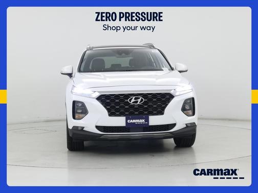 White 2019 Hyundai SANTA FE Ultimate