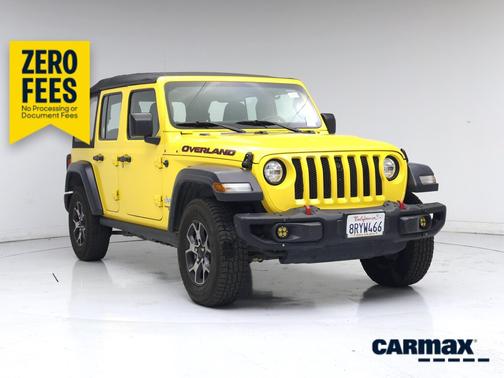 Yellow 2020 Jeep Wrangler Unlimited Sport