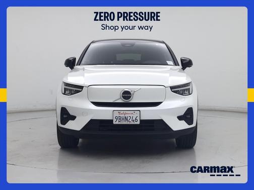 White 2022 Volvo C40 Recharge Pure Electric Ultimate