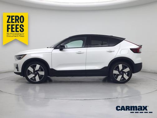 White 2022 Volvo C40 Recharge Pure Electric Ultimate