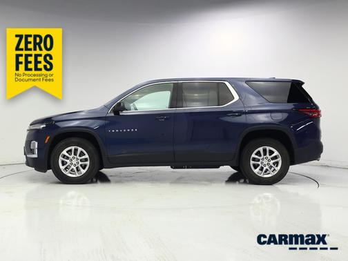 Blue 2022 Chevrolet Traverse LS