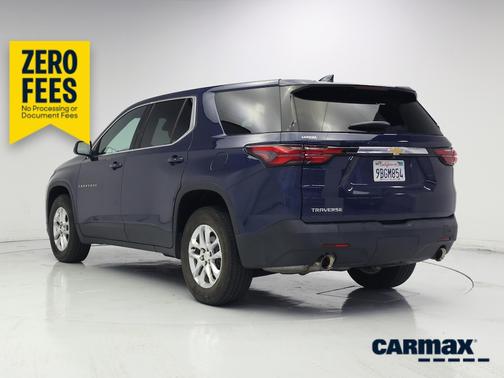Blue 2022 Chevrolet Traverse LS