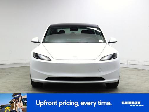 White 2025 Tesla Model 3 Long Range