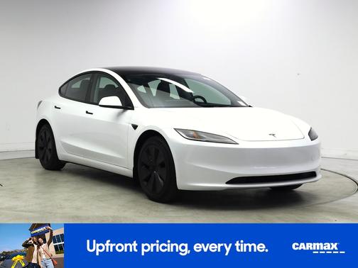 White 2025 Tesla Model 3 Long Range