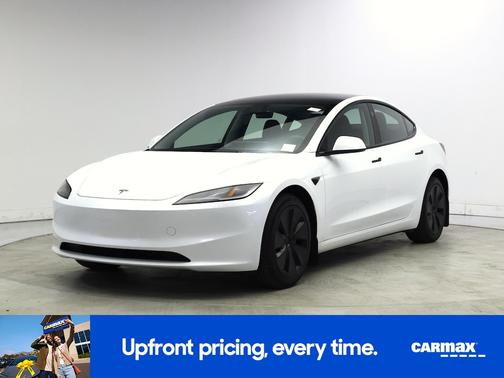White 2025 Tesla Model 3 Long Range