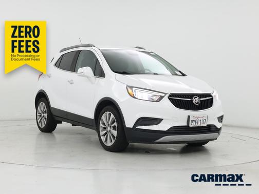 White 2018 Buick Encore Preferred