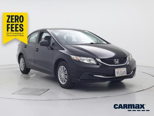 Black 2014 Honda Civic LX