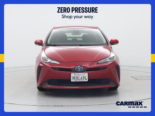 Red 2022 Toyota Prius L ECO