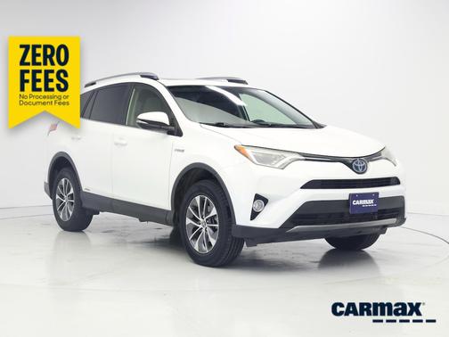 White 2017 Toyota RAV4 Hybrid XLE