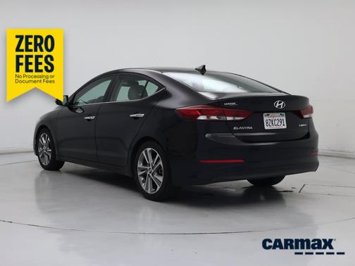 Black 2017 Hyundai ELANTRA Limited
