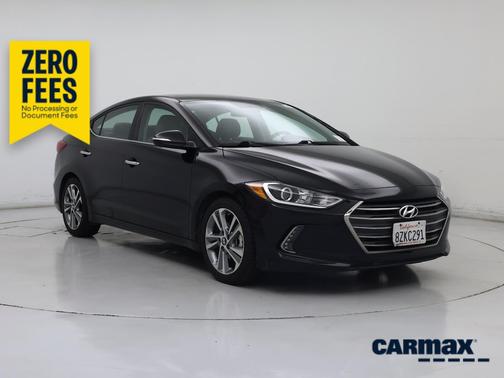 Black 2017 Hyundai ELANTRA Limited