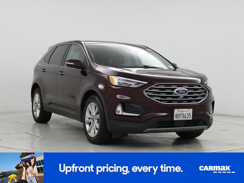 Purple 2019 Ford Edge Titanium