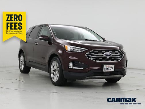 Purple 2019 Ford Edge Titanium