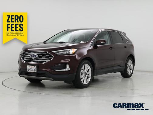 Purple 2019 Ford Edge Titanium