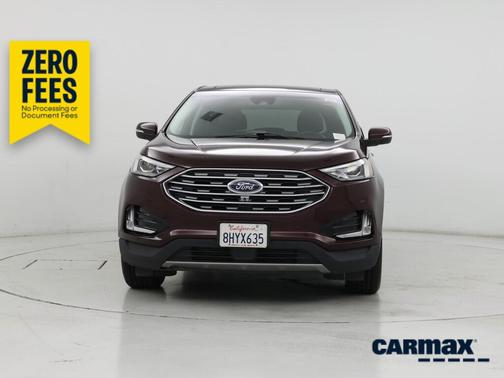 Purple 2019 Ford Edge Titanium