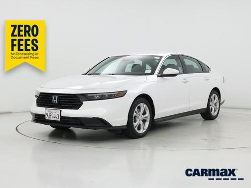 White 2023 Honda Accord LX