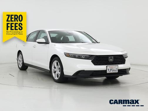 White 2023 Honda Accord LX