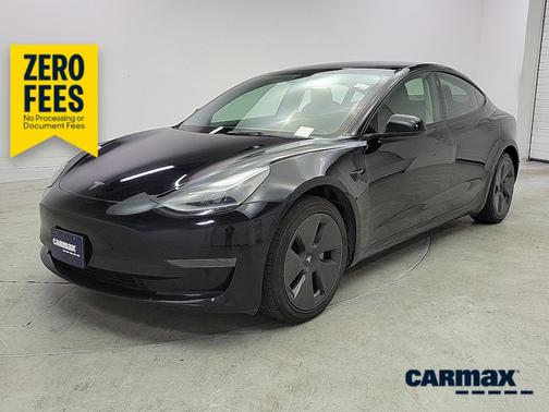 Black 2023 Tesla Model 3