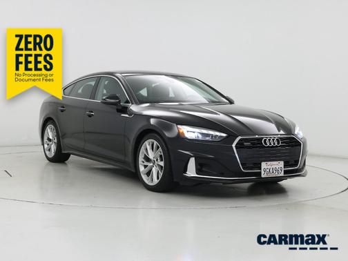 Black 2023 Audi A5 Sportback Premium