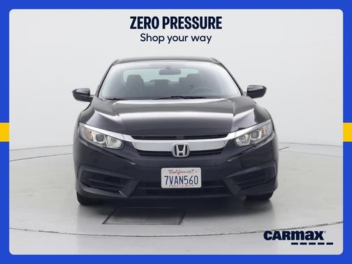 Black 2016 Honda Civic LX