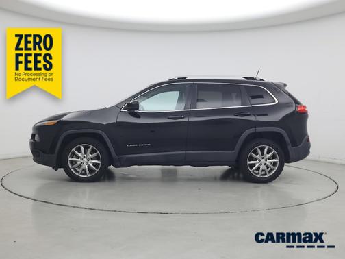Black 2018 Jeep Cherokee Limited