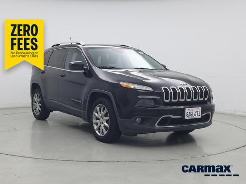 Black 2018 Jeep Cherokee Limited