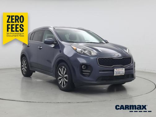 Blue 2017 Kia Sportage EX