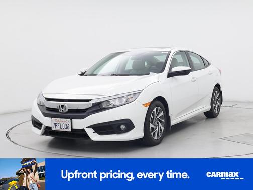 White 2016 Honda Civic EX