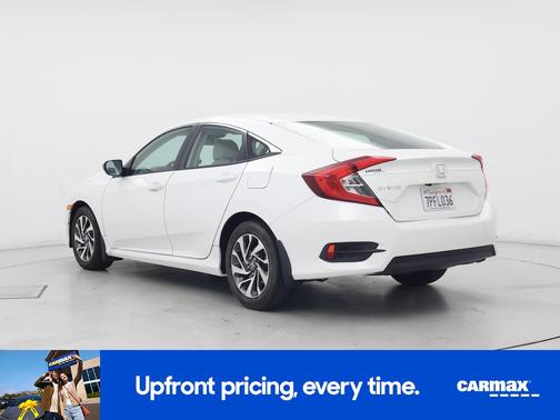 White 2016 Honda Civic EX