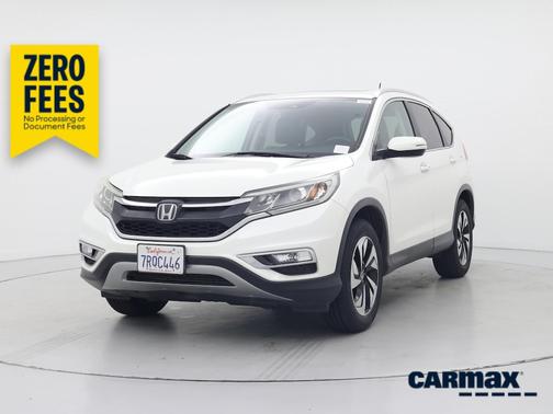 White 2015 Honda CR-V Touring