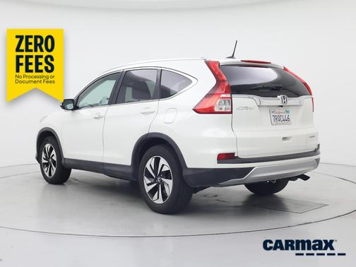 White 2015 Honda CR-V Touring