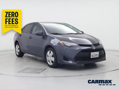 Blue 2018 Toyota Corolla LE