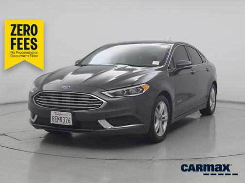 Gray 2018 Ford Fusion Hybrid SE